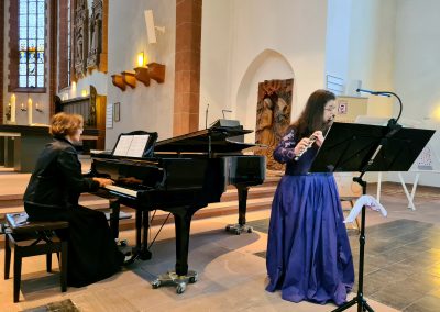 Duo Flöte an Tasten Konzert in der Marienkirche Hanau