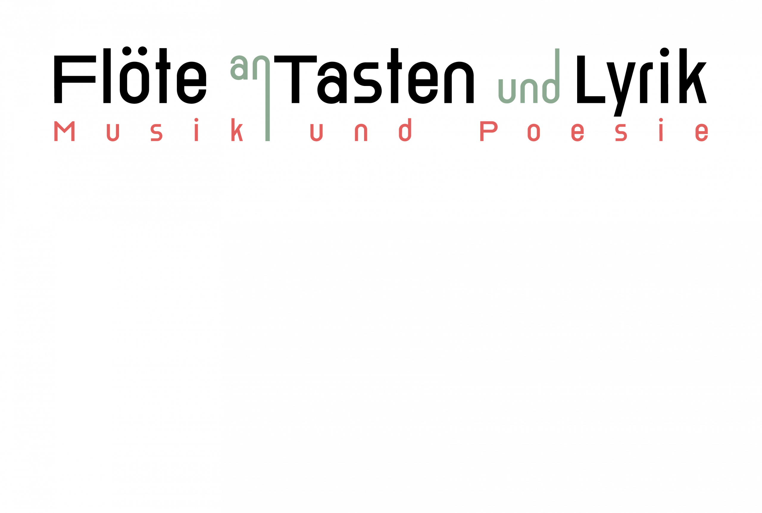 Logo für Flöte an Tasten und Lyrik